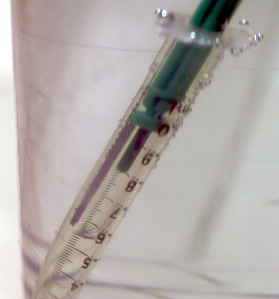 Spritze in PET Flasche 2