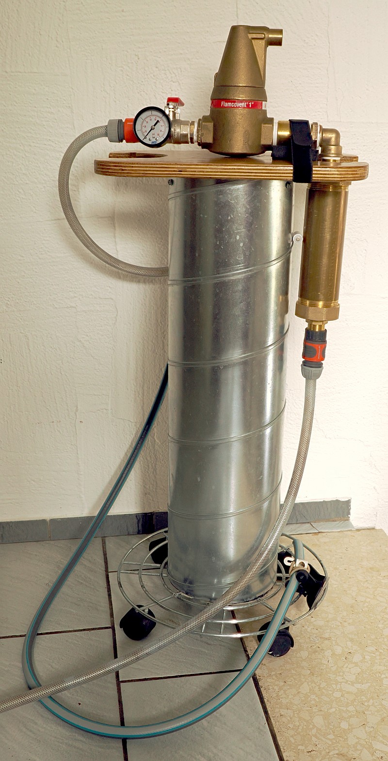 Turbulenz Mischer Bohrungen 5